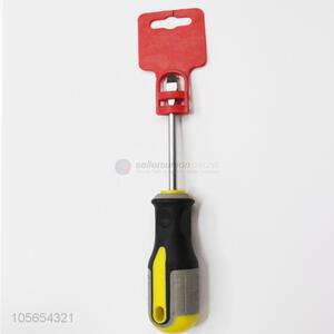 Hot selling hand tools plastic handle straight screwdriver