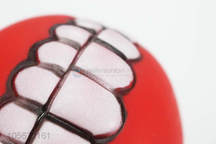 Chinese Factory Tooth Ball Pet Squeak Toys