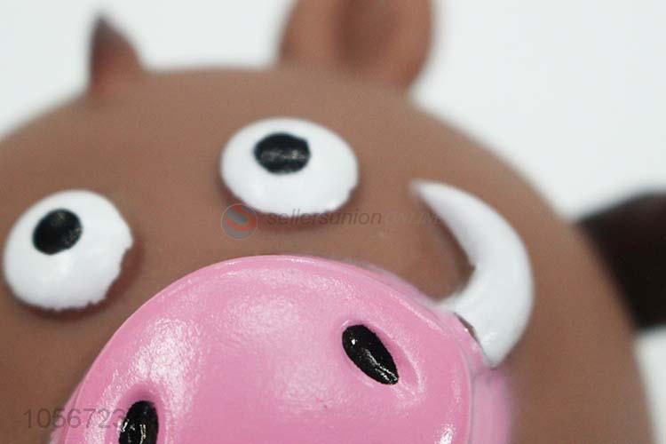 Hot Sale Cute Cow Funny Pet Toy Dog Durable Bite Sound Toys