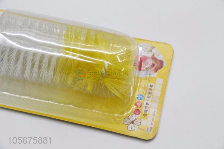 Hot selling baby nipple and bottle cleaning brush sponge scrubber