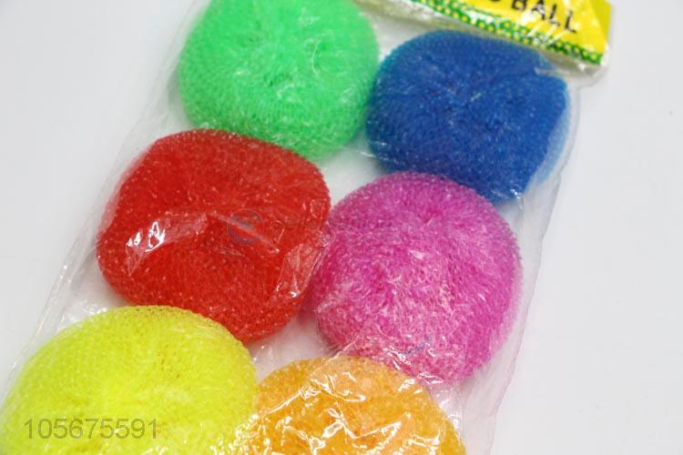 Direct factory supply strongly removal dish washing kitchen plastic mesh cleaning balls