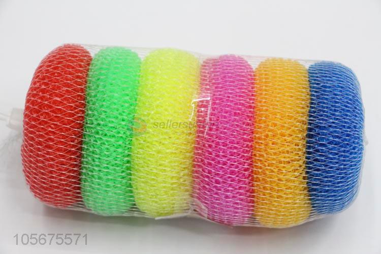 Made in China kitchen supplies plastic mesh scourer/cleaning ball