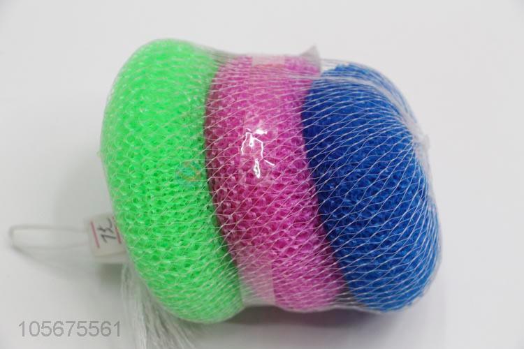 Wholesale custom customized kitchen cleaning plastic mesh clean ball