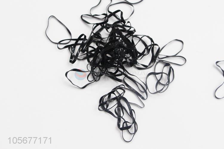 Good Quality Black Rubber Bands Cheap Disposable Hair Ring