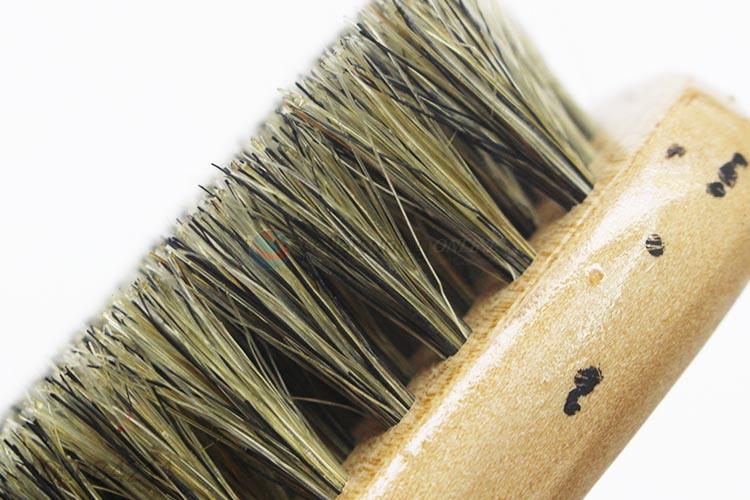 Custom Shoeshine Brush Best Shoes Brush With Long Wooden Handle