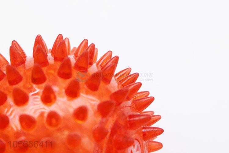 Unique Design Colorful Flashing Spiky Bouncing Ball Toy Ball