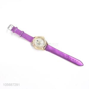 Good Sale Alloy Watch With Colorful PU  Watchband