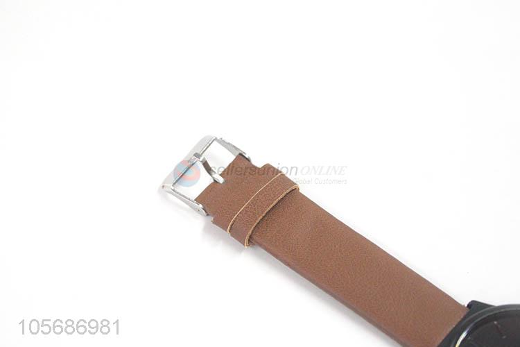 Fashion PU  Leather Watchband Alloy Wrist Watch