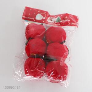 Wholesale 6 Pieces Simulation Christmas Apple