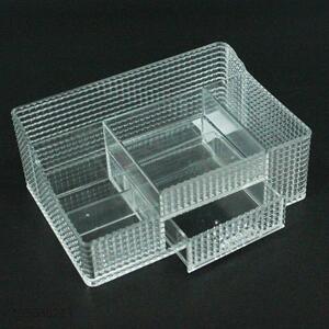 Delicate Design Multi-Grid Crystal Cosmetics Storage Box