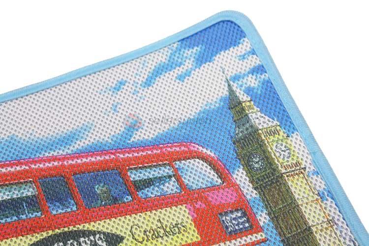 Advertising and Promotional Bus Pattern Anti Slip Doormat For Entrance