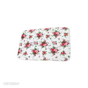 Delicate Design Flower Printing Anti Slip Doormat For Entrance