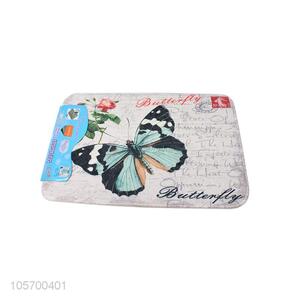 High Sales Butterfly Pattern Non-slip Floor Door Mat Welcome Mat