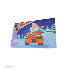 Fancy Design Santa Claus Pattern  Floor Mat For Living Room Bedroom