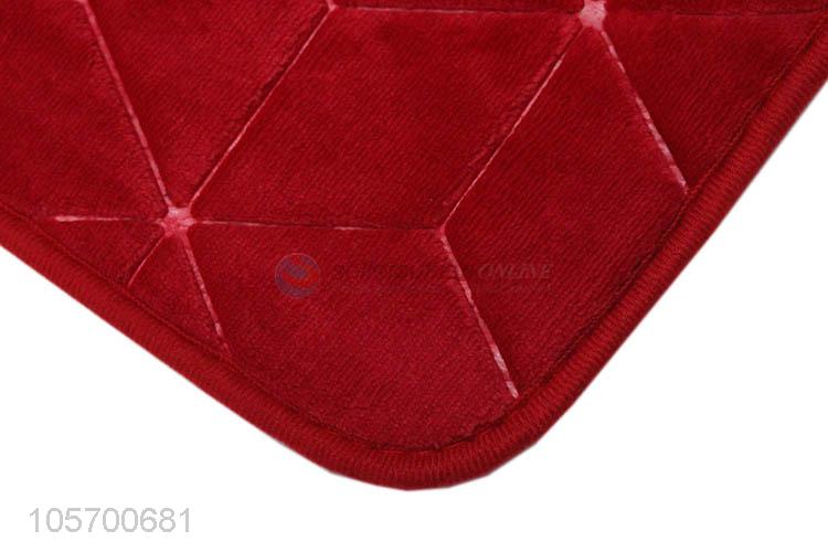 Excellent Quality Red Home Decor Door Mat Floor Mat