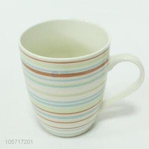 Wholesale Ceramic Stripe Water Cup Tea Cup