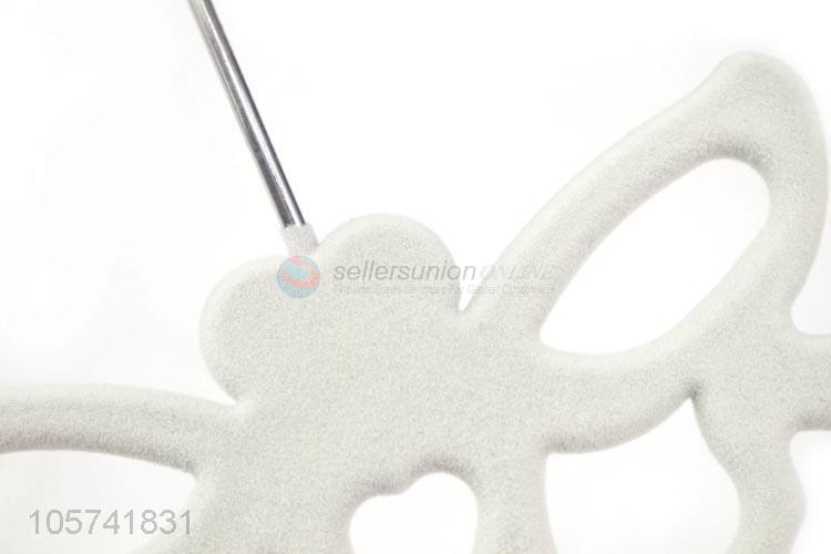 Promotional household products non-slip pile coating clothes hanger