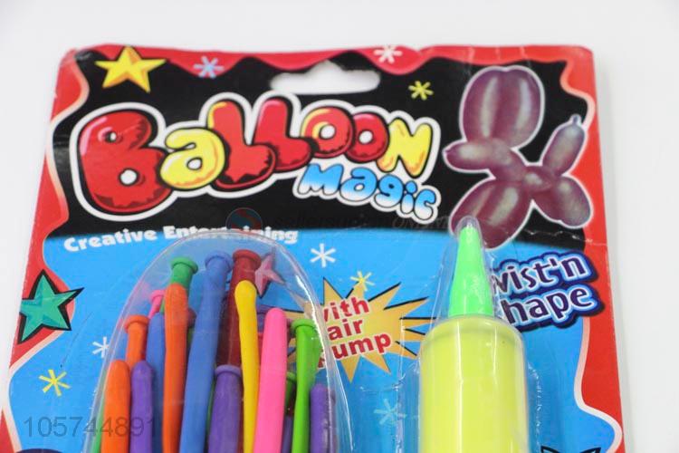 Wholesale Colorful Balloons With Hand Pumps Set