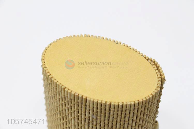 Wholesale custom handicraft curtain bamboo wooden jewelry box