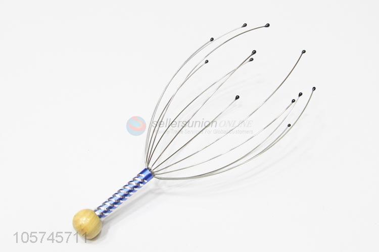 China suppliers wholesale stainless steel octopus scalp massager