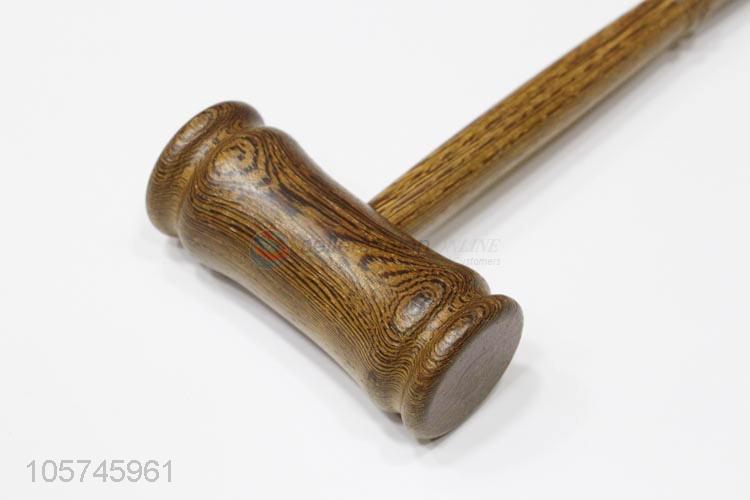 Wholesale dual-purpose wooden hammer massager with back scratcher