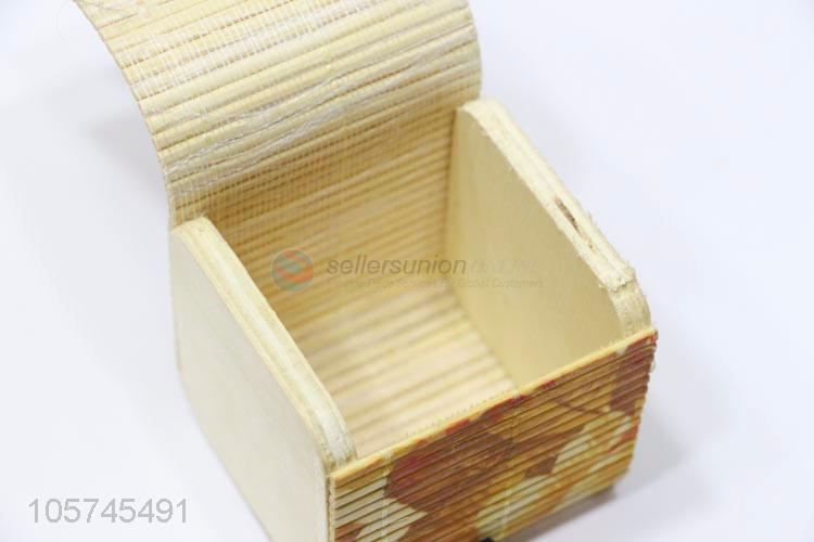 Best sale bamboo woven curtain wooden jewelery box