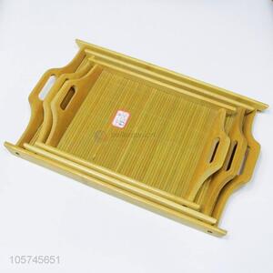 China maker bamboo snacking tea tray food tray