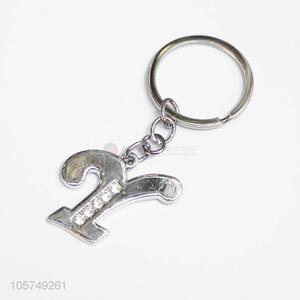 Best sale letter Y shape zinc alloy keyrings metal key chain