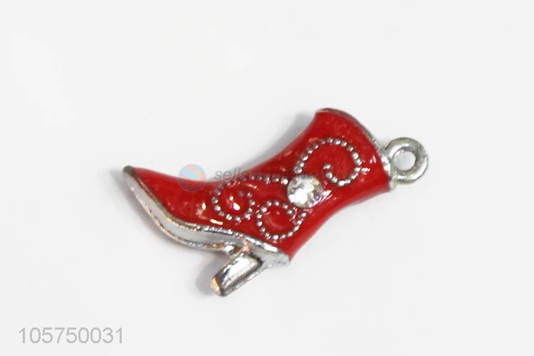 New popular zinc alloy enamel boot charms pendant for key chain