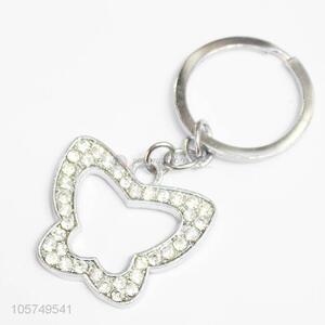 Good sale butterfly shape zinc alloy keyrings metal key chain