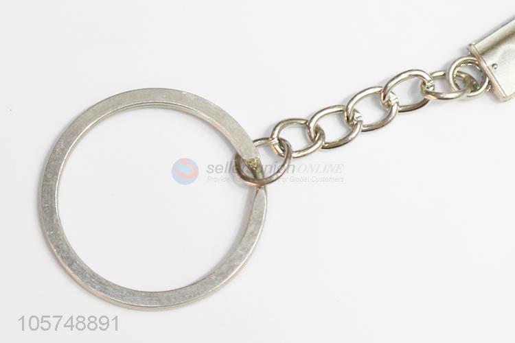 Best quality rifle shape zinc alloy key chains metal keyrings