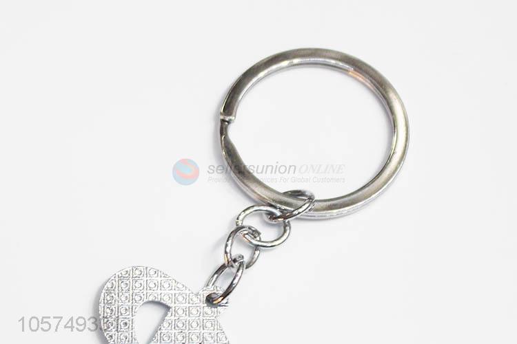 New arrival letter P shape zinc alloy key chains metal keyrings