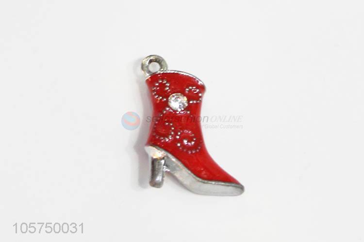 New popular zinc alloy enamel boot charms pendant for key chain