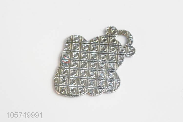 Popular promotional zinc alloy enamel bee charms pendant for key chain