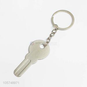 China suppliers key shape zinc alloy key chains metal keyrings