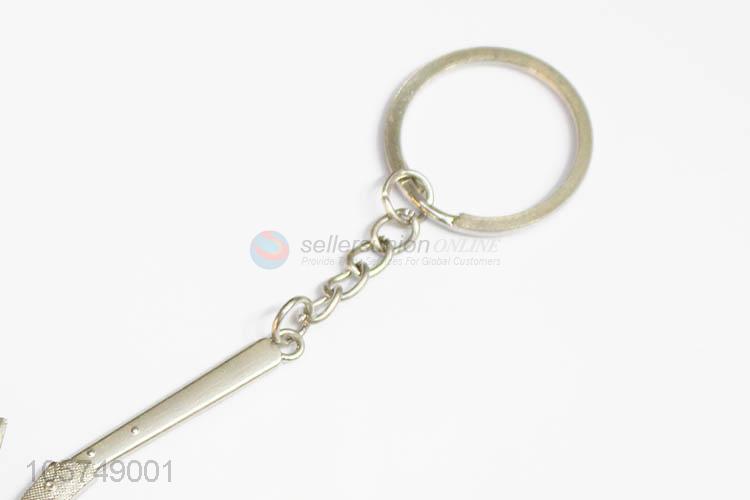 Factory directly sell axe shape zinc alloy keyrings metal key chain