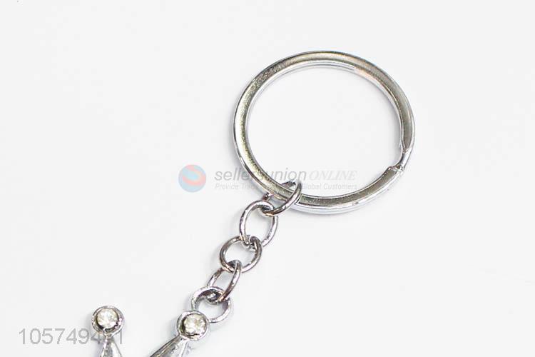 Reasonable price crown shape zinc alloy keyrings metal key chain