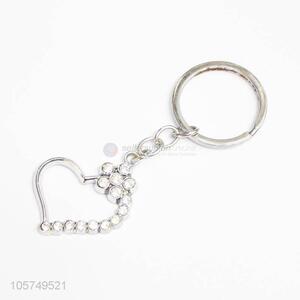 China maker heart shape zinc alloy keyrings metal key chain