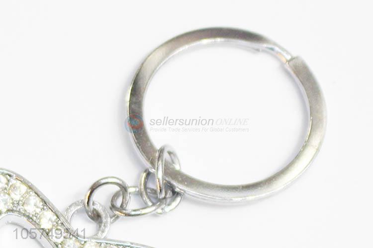 Good sale butterfly shape zinc alloy keyrings metal key chain