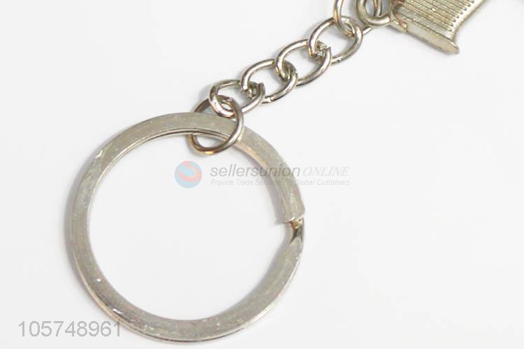 Premium quality pistol shape zinc alloy keyrings metal key chain