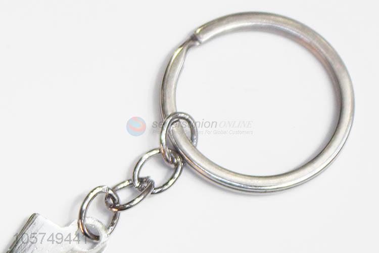 Cheap professional letter K shape zinc alloy keyrings metal key chain