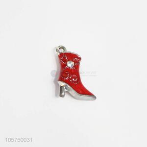 New popular zinc alloy enamel boot charms pendant for key chain