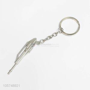 Remarkable quality rifle shape zinc alloy keyrings metal key chain