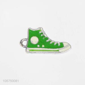 Popular zinc alloy key chain enamel sneaker charms diy pendant