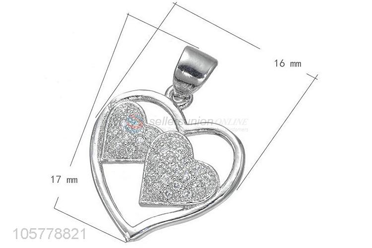 New Design Hollow Out Heart Shape Necklace Pendant