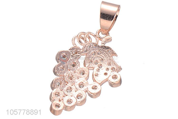 Wholesale Jewelry Accessories Copper Grape Shape Pendant