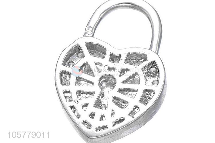 Custom Heart Shape Lock Necklace Pendant Fashion Jewelry