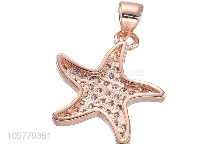 Wholesale Starfish Shape Necklace Pendant Fashion Jewelry