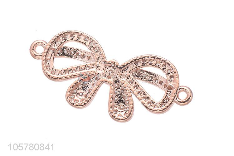 Newest Bowknot Shape Inlay Zircon Jewelry Accessories