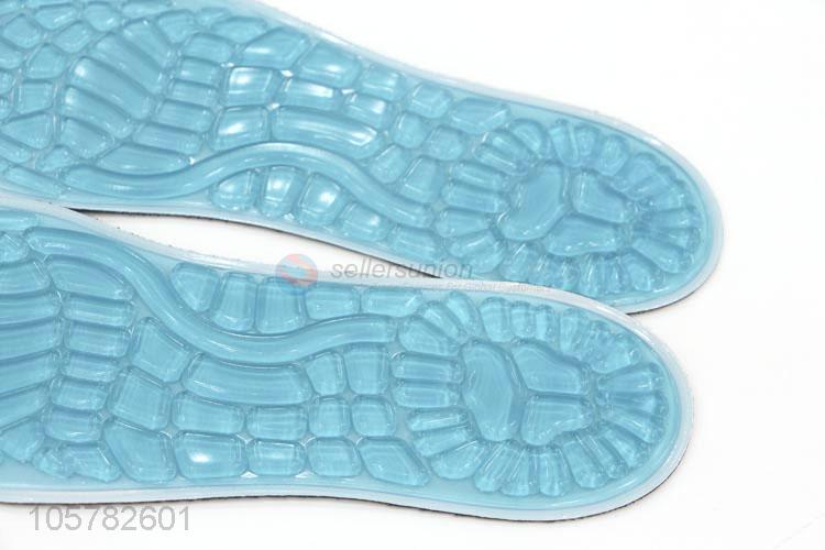 OEM factory women cooling soft pu gel foot massage insoles